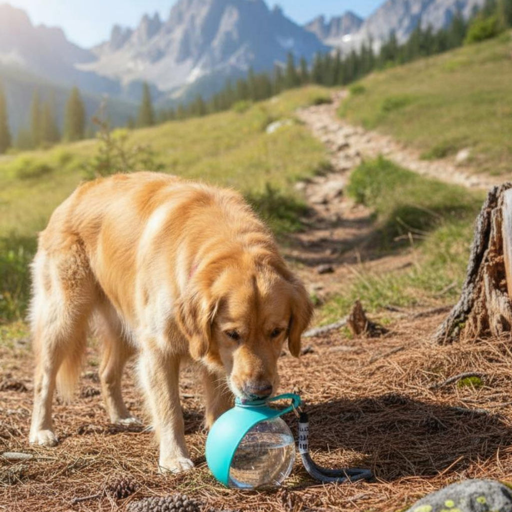 Foldable Dog Water Bottle Lightweight Silicone Pet Drink Cup for Walking, Cats