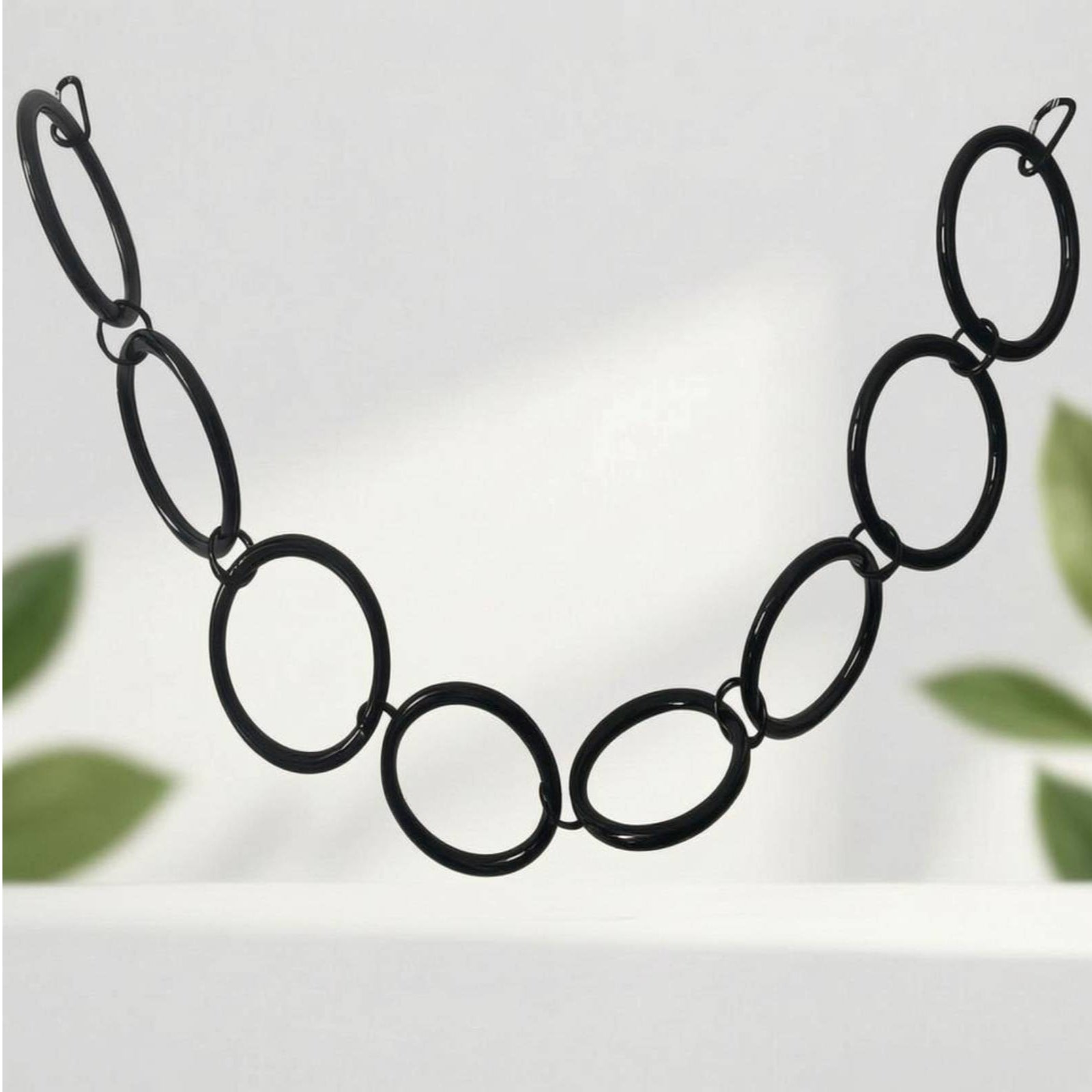 Reptile Climbing Toy Circular Hoops Hoop Ladder Black for Enclosure, Reptiles