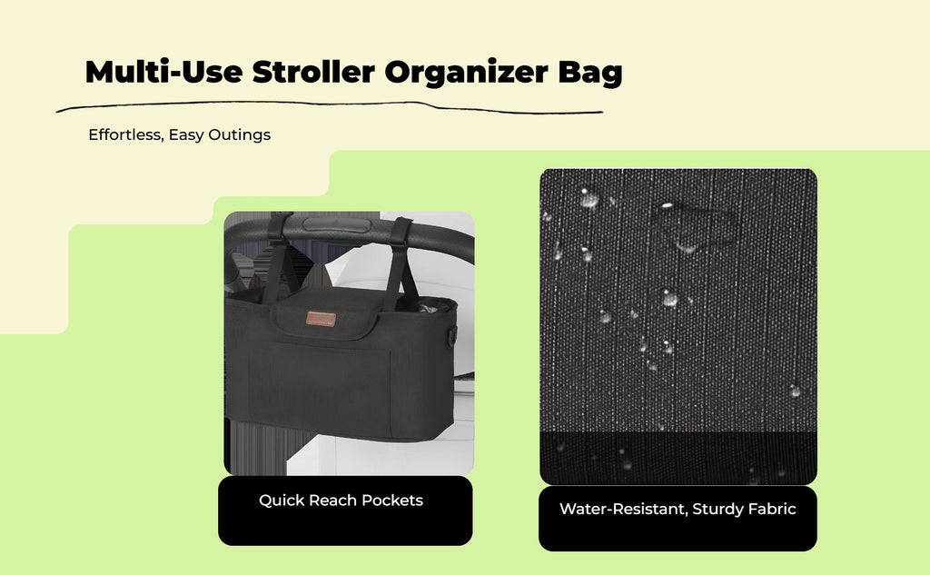 Large capacity stroller bag
