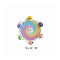 Parrot Rotating Wheel 360° Rotation Interactive Parrot Toy Colorful Design