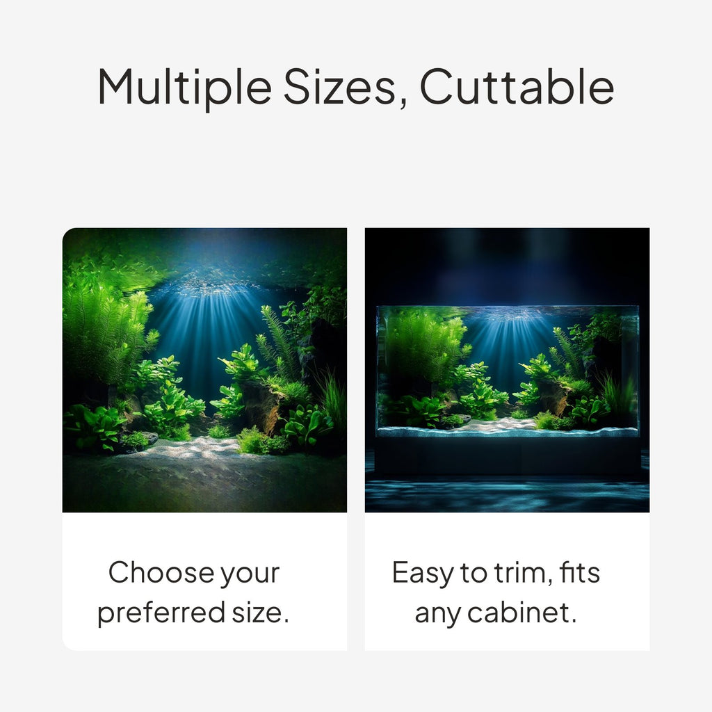 5D Waterproof Fish Tank Background Sticker