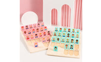 Guess Who Game Basswood for Family Play
