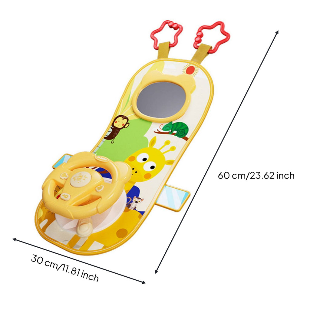 Baby Steering Wheel Toy Music Interactive Steering Wheel Toy Pretend Play