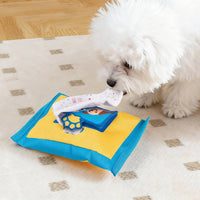 Tissue Box Snuffle Toy Slow Feeding Nose Work Game Sturdy for Training, Indoor
