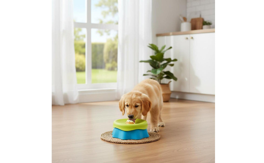 Liquid Slow Dog Bowl Easy to Clean Silicone Slow Feeder Bowl