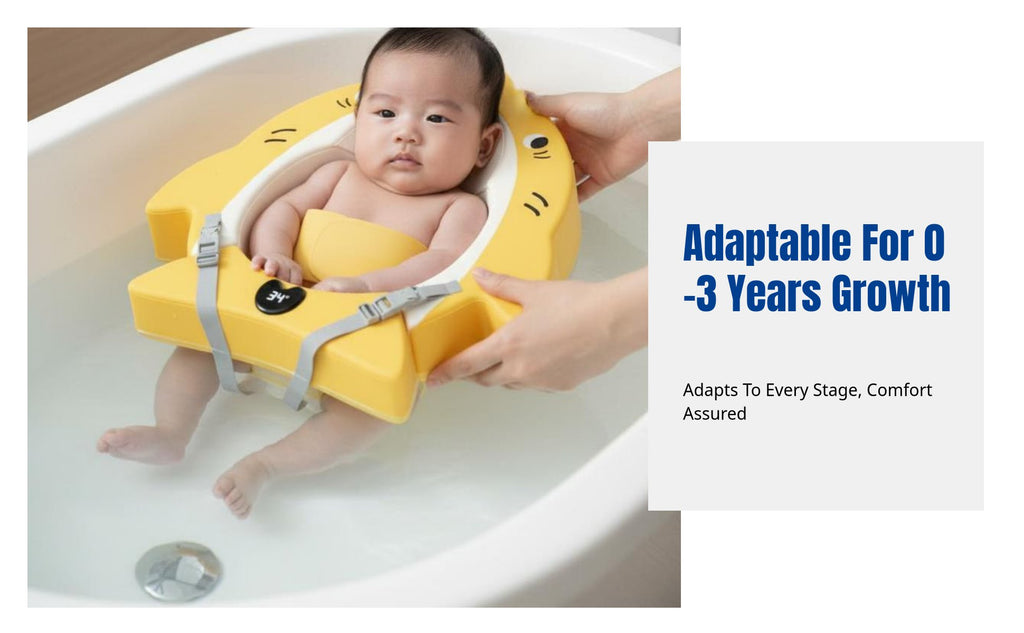 Infant Swimming Ring, Newborn Float, Underarm Support, Non-Inflatable, Adjustable Strap Design