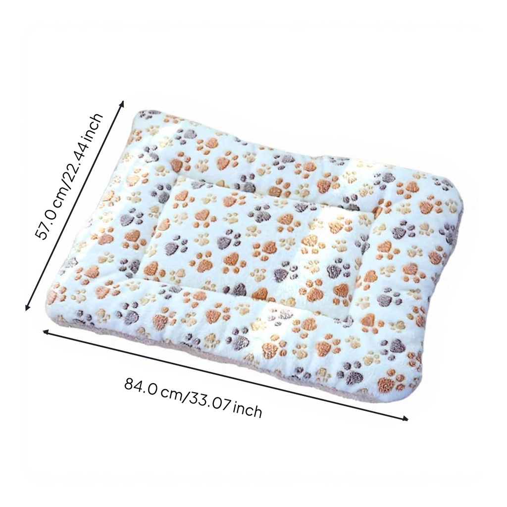 Machine washable plush pet bed