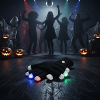 LED Gloves Multi-Color Modes Light up Finger Gloves Fun Gift for Concert, Ravers