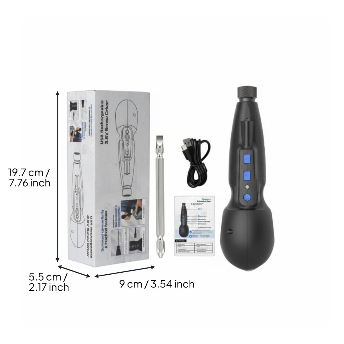Cordless Screwdriver Set Forward and Backward for Electricians