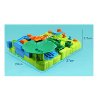 Marble Maze Game STEM Learning Safari Adventure Obstacle Course for Preschoolers