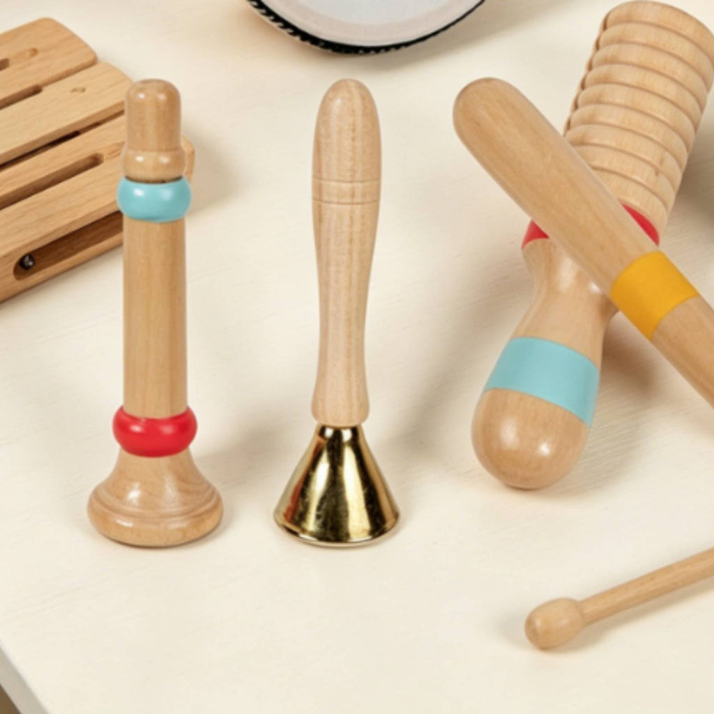 Musical Instrument Set Educational Infant Drum Toy Educational Kids Instrument Set for Early Learning
