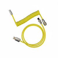 Connector Keyboard Cable High Speed Data Transfer Coiled Keyboard Cable for Gaming Enthusiasts, Gaming Environment, Office Desk