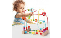 Wooden Bead Maze Hands-on Creature Bead Maze Polished Edges for Children