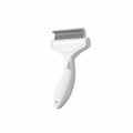 Cat Brush and Pet Hair Remover for Dog Grooming, Self-Cleaning Slicker with Release Button, Stainless Steel Comb, Short-Haired Dog Brush