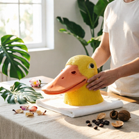 Yellow Duck Headpiece Adorable Avian Headpiece Funny Party Accessory for Stage Performance, Cosplay