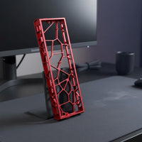 CNC Aluminum Keyboard Housing Sandblasted Texture Computer Accessory for Gamers