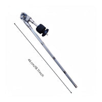 Adjustable Cymbal Holder Clamp Silver Finish Cymbal Arm for Studio