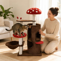 Toadstool Feline Tree Soft Material Pet Furniture Stable Base