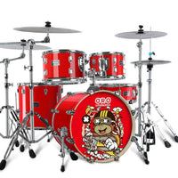 Compact Drum Kit, Kids Cartoon Jazz Drum, Beginner, Entry, Professional Performance