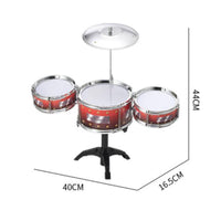 Junior Jazz Drum Kit Music Enlightenment Kids Drum Set for Young Children