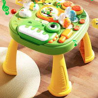 Dinosaur Activity Table Multi-Function Interactive Workbench Lights
