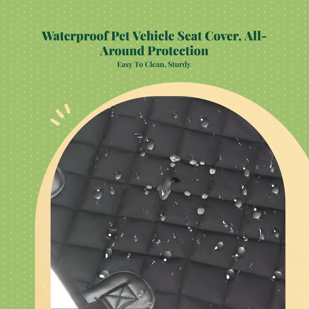 Dog Car Seat Cover, Waterproof, Non-Slip, Easy Clean, Luxury