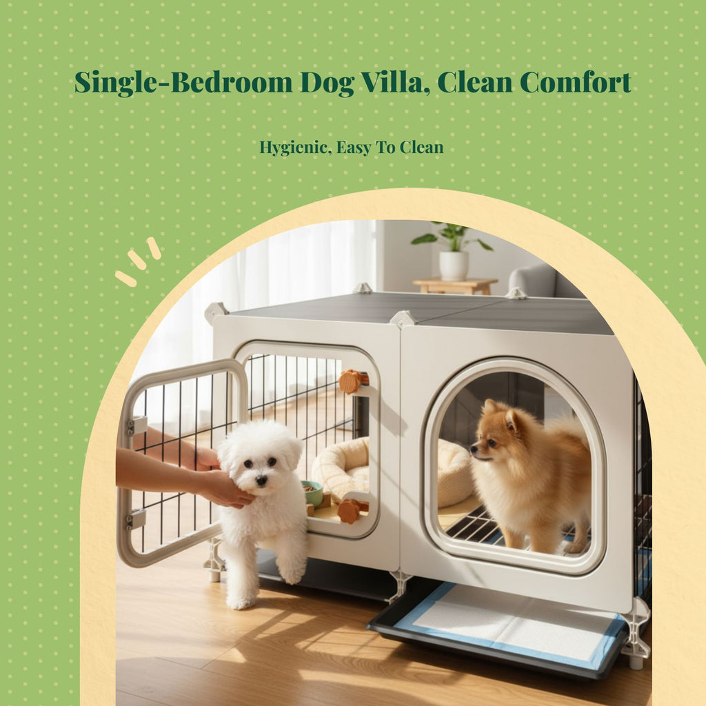 Leak-resistant dog crate for training