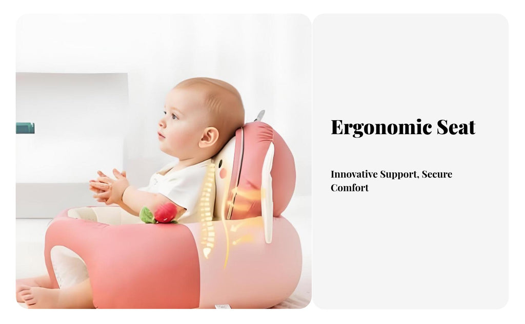 Inflatable Sit-up Training Chair Portable Infant Floor Seat Multi-Functional