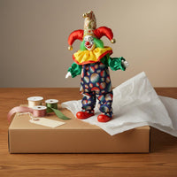 Ceramic Clown Figurine Cute Clown Doll Gift
