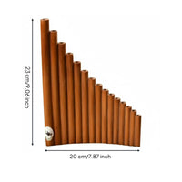 professional Pan Flute Handmade Bamboo Flute Chinese Traditional Musical Instrument for Beginners, Professionals