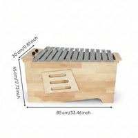 13 Tone Xylophone Tuned Keys Percussion Instrument Portable