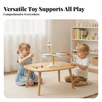 Child-Led Percussion Toy Fine Motor Skills Wooden Percussion Toy Colorful