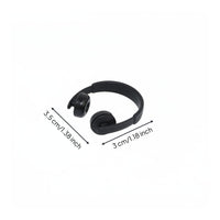 Miniature Doll Headphones Lightweight BJD Headphone Prop Modern for Dioramas
