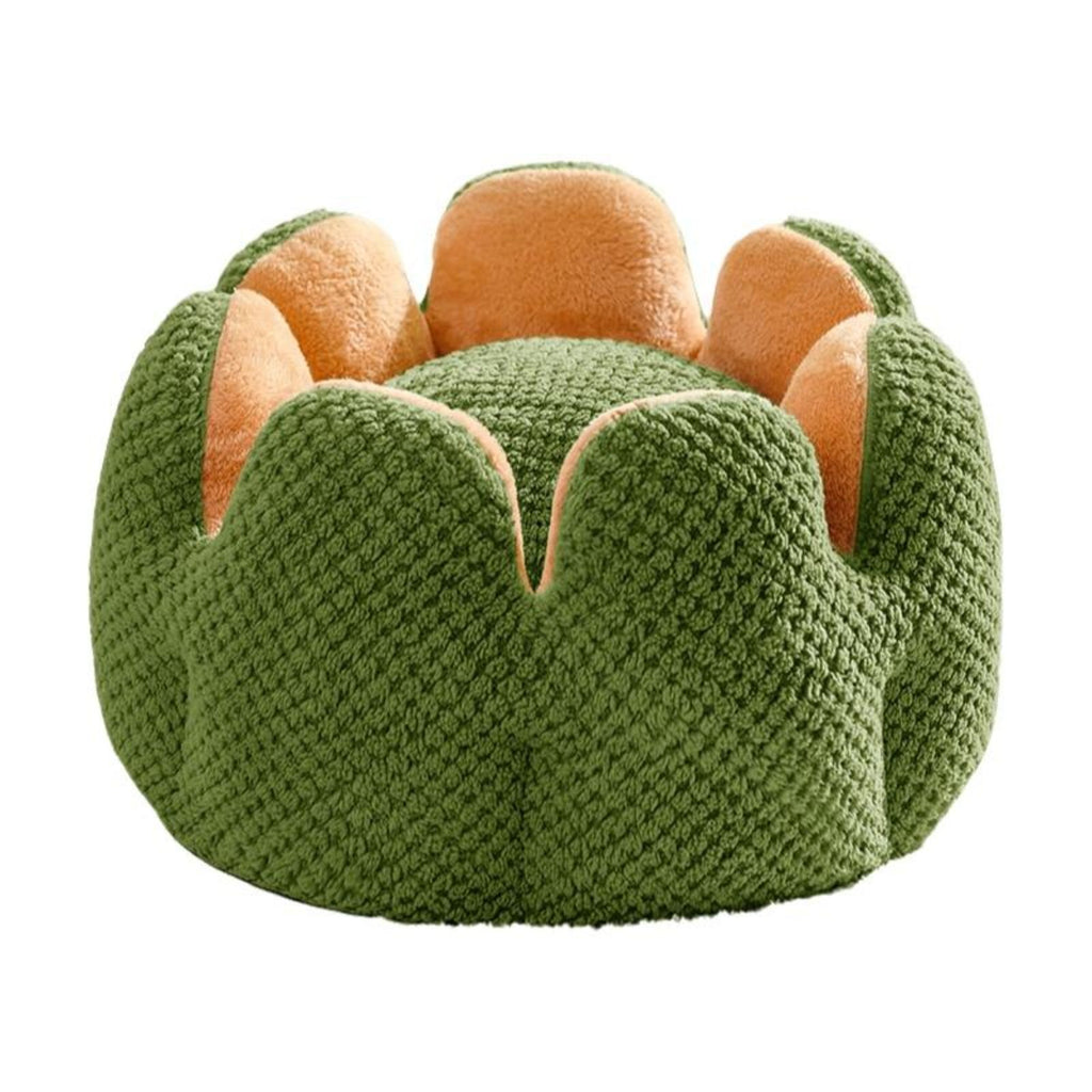 Self-warming cat bed, removable pad
