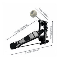 Kick Drum Pedal Heavy Duty Bass Drum Foot Pedal Responsive Action for Beginners