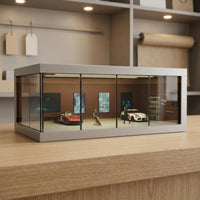 Parking Garage Display Scene Detailed Scene Design 1:64 Car Display Case