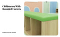 child-safe Height Padded Shoe Cubby Bench Multi-Functional Design Cubby Bench with padding Multifunctional children's Furniture Space-Saving for Toddlers, Homeowners, Kindergarten, Dance Studio, Classroom, Entryway