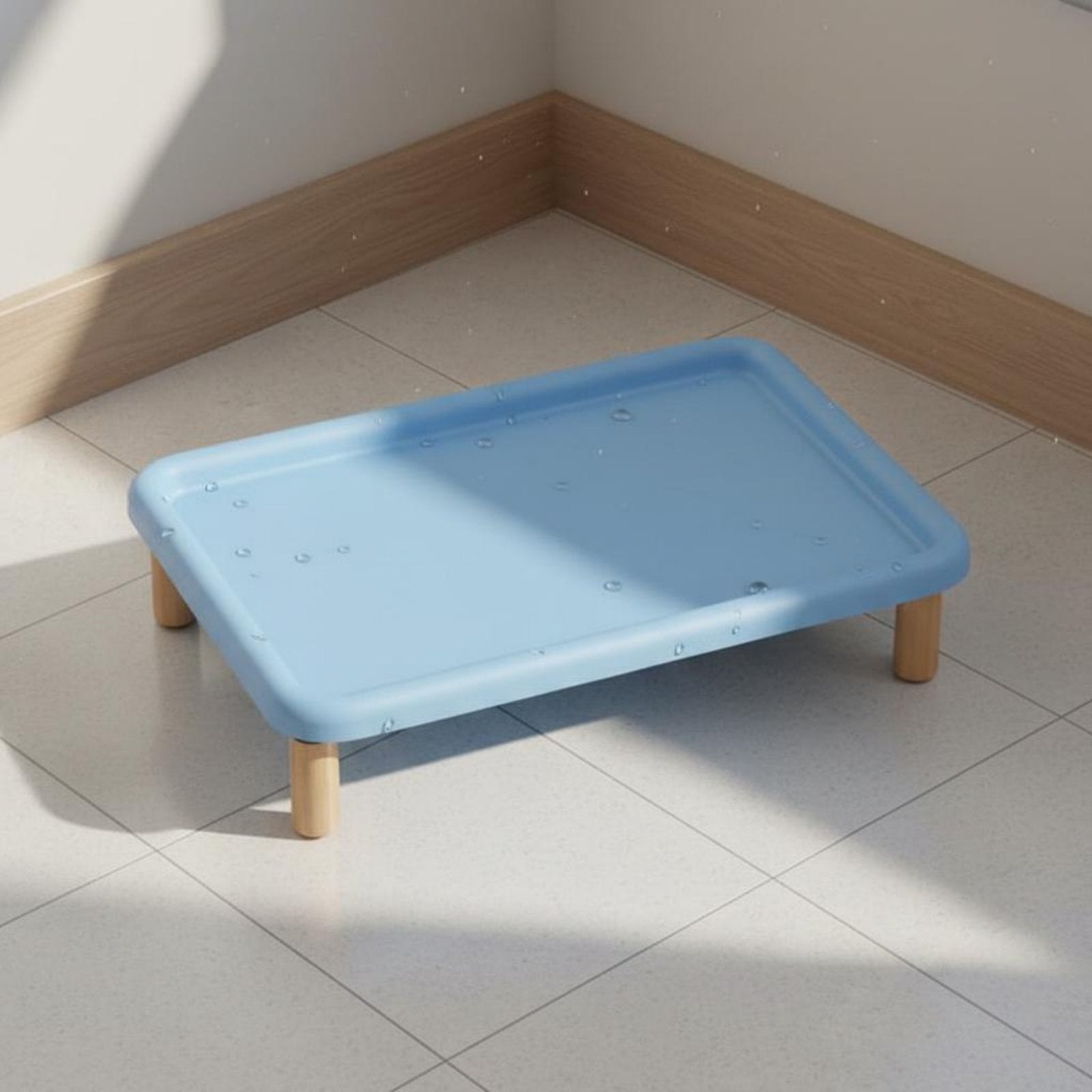 Elevated Feline Feeder Easy to Clean Double Pet Bowl Intended for Cats