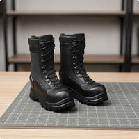 1/6 Combat Boots Realistic Texture 12 Inch Action Figure Shoes for Collectors