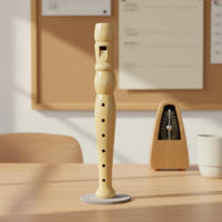 Wood Flute Easy to Learn 6 Hole Flute Lightweight for Practice, Beginners
