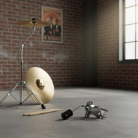 Drum Set Mounting Clamp Metal Cymbal Stand Clamp Music Accessory for Drummers