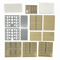 Model Building with Balconies Paintable Apartment Model Kit Detailed