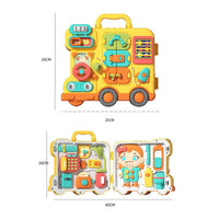Busy House Gift Young Child Busy Board Safe Materials for Young Children