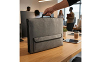 Monitor Carrying Case Front Pocket LCD Screen Carrying Bag Top Handle
