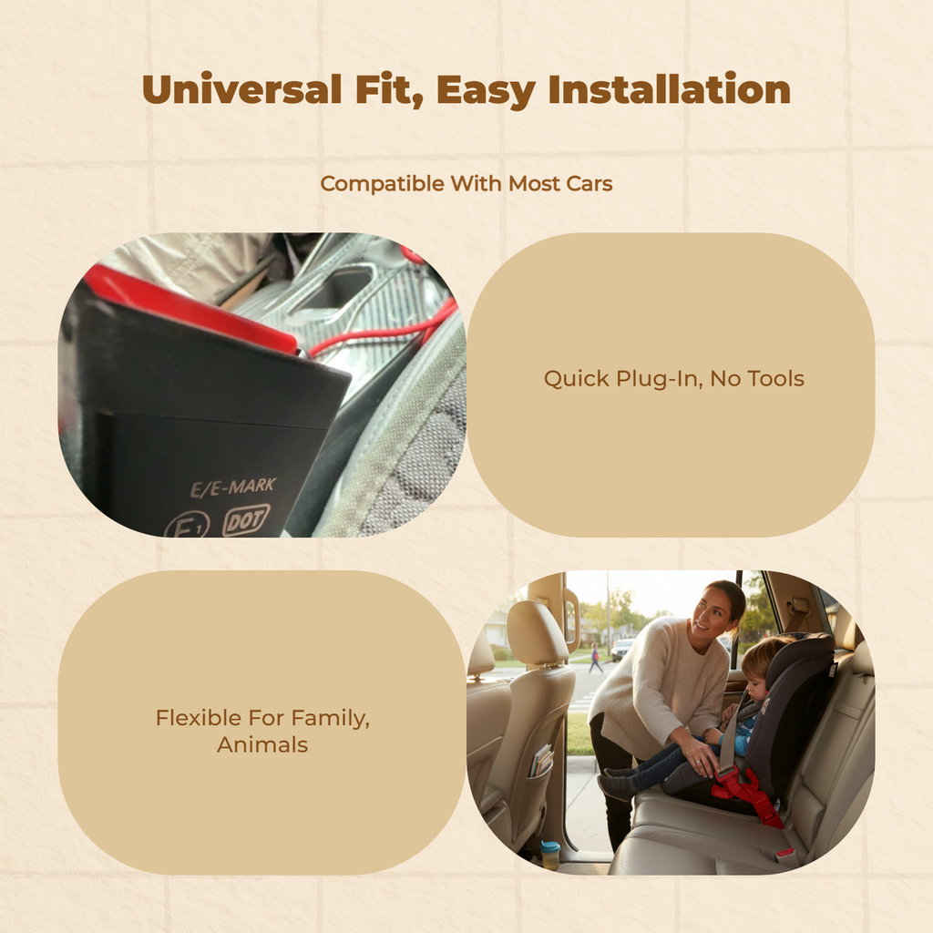 Adjustable infant seat belt lock