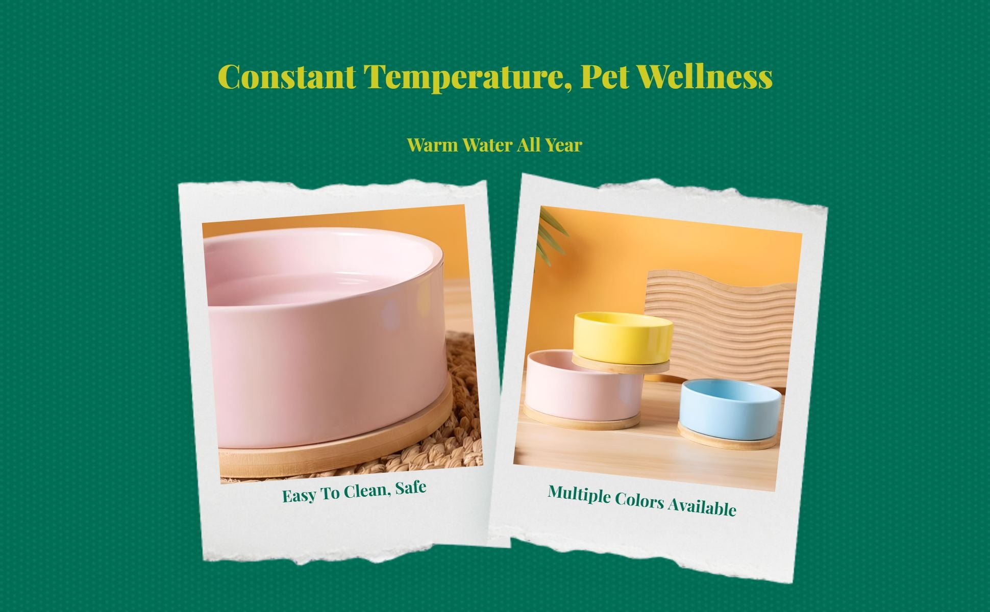 Ceramic pet fountain with filtration
