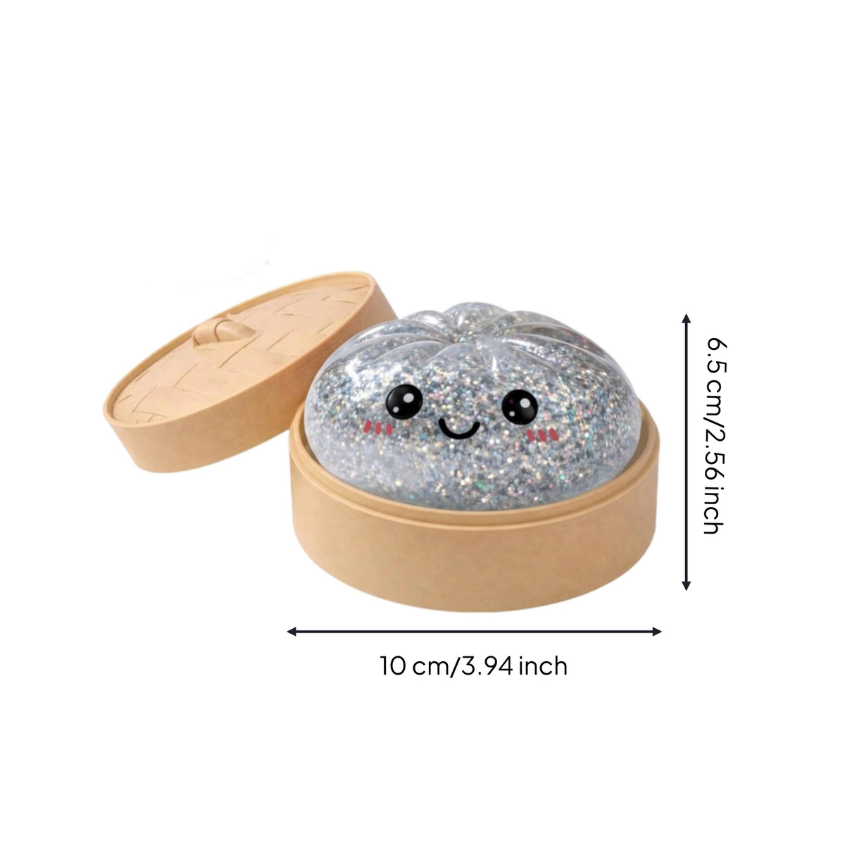 Bao Bun Compressible Translucent Relaxation Item Soft