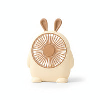 Small Tabletop Fan Circular Grille Home Gadget for Desktop