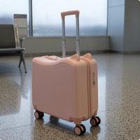 Carry on Kids Suitcase Telescopic Handle Children's Suitcase Molded Front