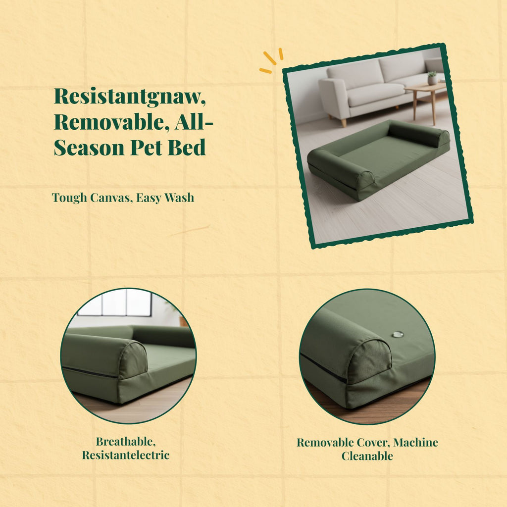 Waterproof orthopedic dog sofa